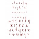 Fiche Broderie Alphabet "Cursif" en PDF à télécharger et à broder au point de croix