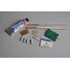 Palette de peinture miniature, ovale en bois, à l'unité