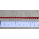 mini croquet rouge - Largeur 4 mm