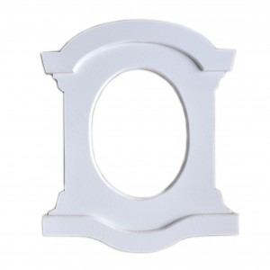 Cadre en Bois blanc "Lucarne"