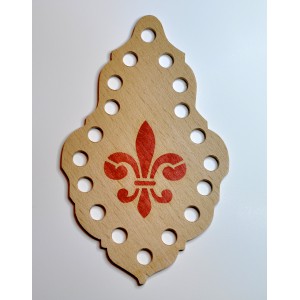 Tri fils "Pampille Fleur de Lys" en hêtre massif