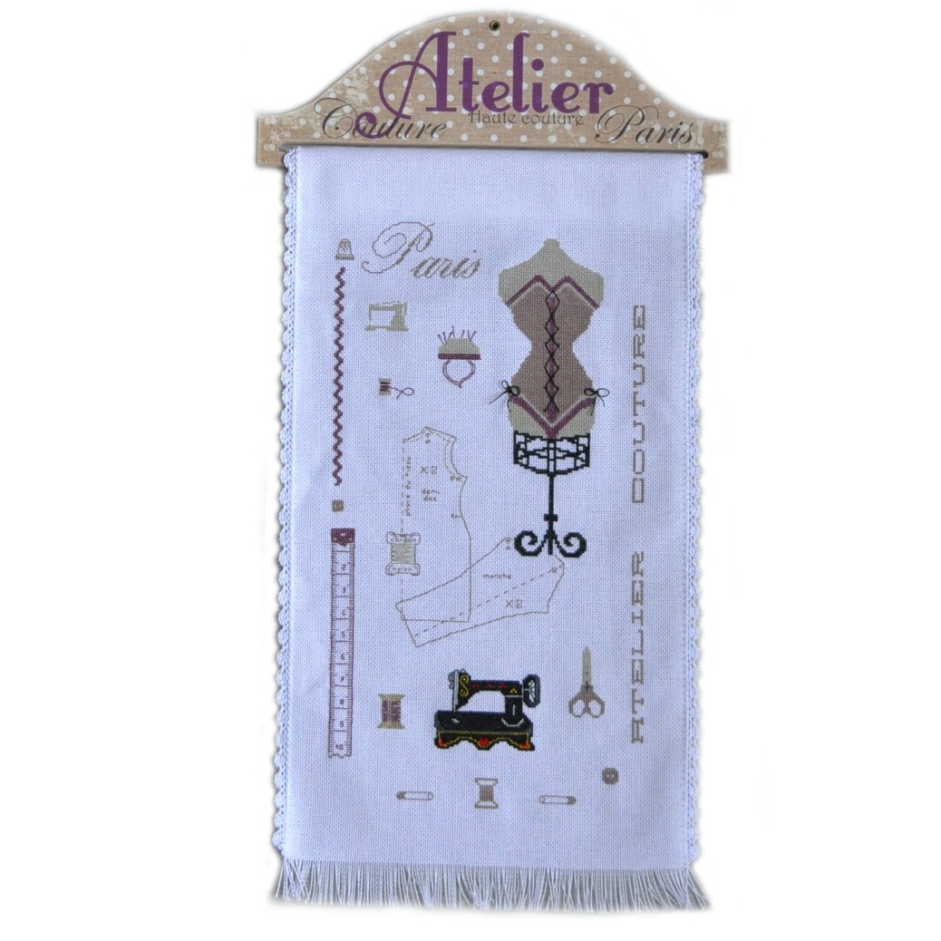 Kit Broderie Point De Croix Goode Huswife Corbeau échantillonneur Avec Lin Et Fil