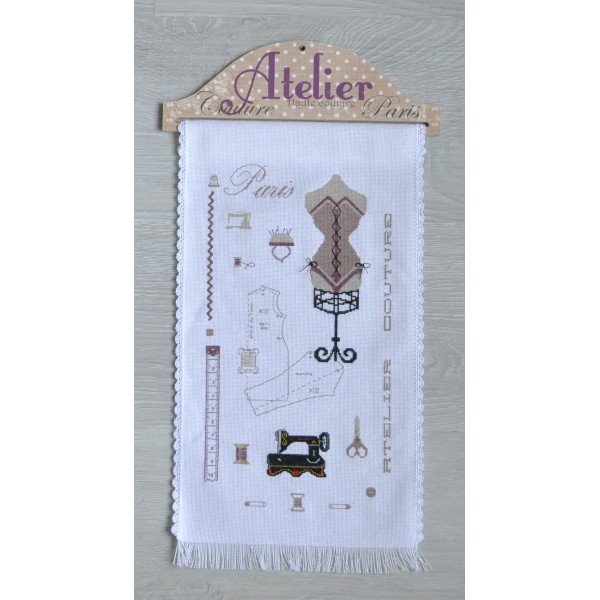 Kit complet : Atelier Haute Couture : broderie point de croix - IdéeCréation