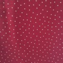 Metis Lin/coton, rouges à pois -  coupon 40 x 150 cm