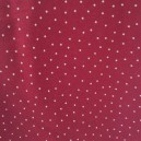 Metis Lin/coton, rouges à pois -  coupon 40 x 150 cm