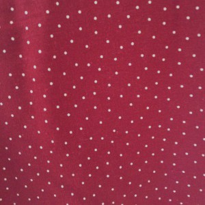 Metis Lin/coton, rouges à pois -  coupon 40 x 150 cm