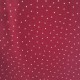 Metis Lin/coton, rouges à pois -  coupon 40 x 150 cm