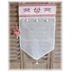 Coeur en coton, vichy rouge