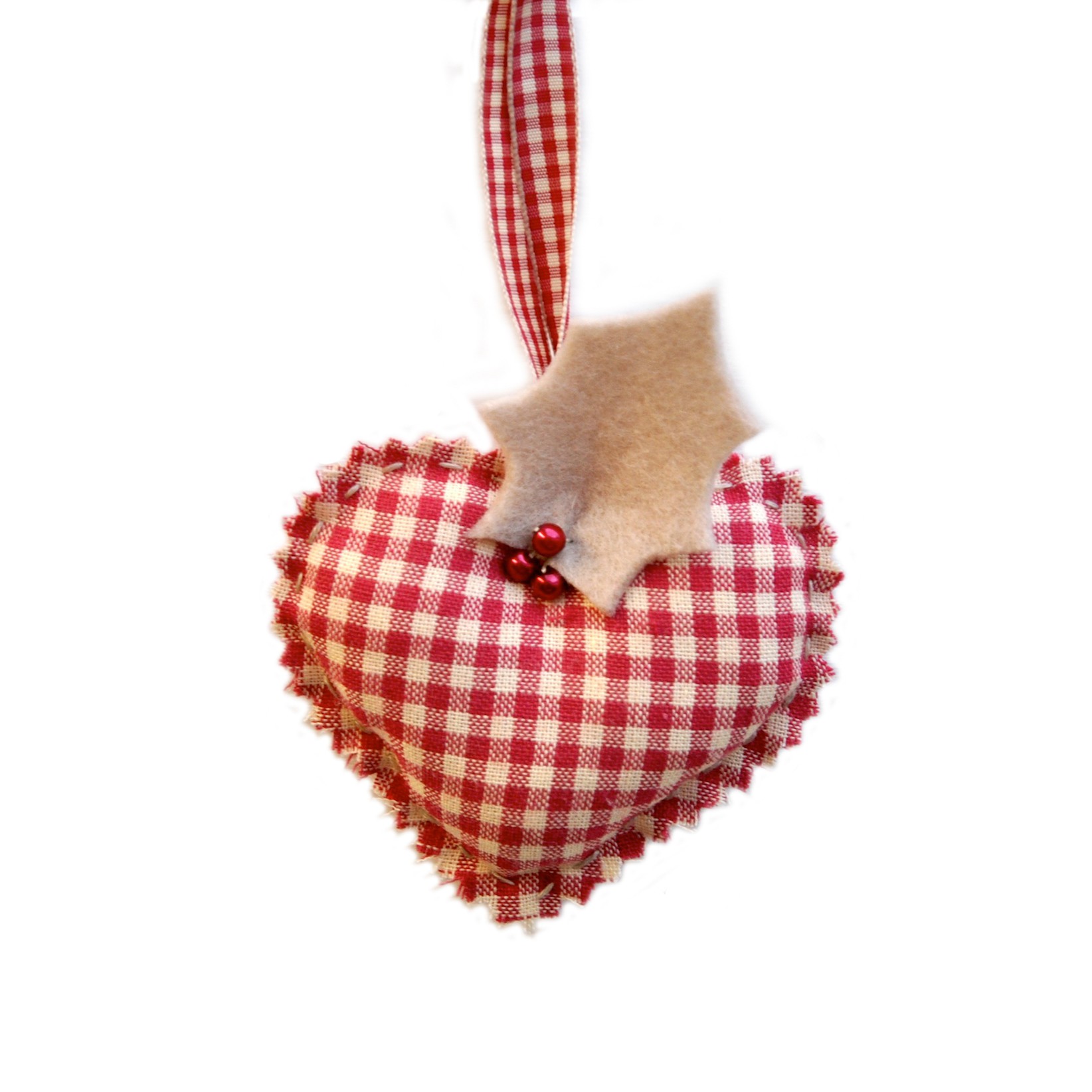 Coeur de Noel, déco de sapin - IdéeCréation
