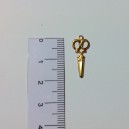 Ciseaux en métal doré,  20 x 8 mm