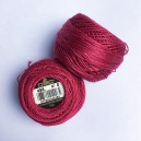 Fils DMC Coton perlé Art. 116 broderie Hardanger grosseur 8, rouge 498