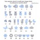 Lettres à poser, lettres prénom en Bois et tissu imprimé, prenom pour chambre d'enfant motifs : bleus, blancs et gris