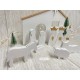 Crèche de Noël moderne / Raysin / crèche avec personnages 9 pièces / Noël scandinave