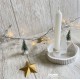 Bougeoir décoratif sur plateau avec maison et sapin / Raysin / assiette décorative bougeoir / Noël scandinave