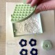 Boîte à talc pour argile polymère, utilisation avec emporte pièce,
