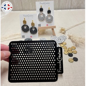 Pochoir motif pois