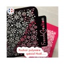 Pochoir de texture pour pâte polymère motif NOEL, feuille de texture pour argile polymère en PVC souple et résistant