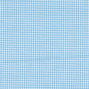 100% coton : Coupon Bleu vichy mini