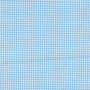 100% coton : Coupon Bleu vichy mini