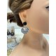 Emporte-pièce rond double pour boucles d'oreilles en argile polymère, Clay cutter, Coupeur d'argile