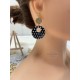 Emporte-pièce rond double pour boucles d'oreilles en argile polymère, Clay cutter, Coupeur d'argile