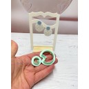 emporte pièce "rond découpé" pour argile polymère, Clay cutter, Coupeur d'argile