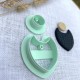 Emporte-pièce Goutte Bohème pour argile polymère, Clay cutter, Coupeur d'argile polymere