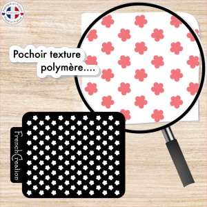 pochoir Petites fleurs