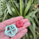 Lot de 3 Emporte-pièces Fleur 5 pétales, Marguerite, pour argile polymère,  Clay cutter, Coupeur d'argile polymere