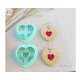 emporte pièce Coeur biscuit fraise pour argile polymère,  Clay cutter, Coupeur d'argile