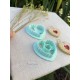 emporte pièce Coeur biscuit fraise pour argile polymère,  Clay cutter, Coupeur d'argile