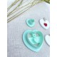 emporte pièce COEUR pour argile polymère, avec petit coeur incrusté, Clay cutter, Coupeur d'argile