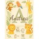 Cadre naissance safari personnalisé – déco chambre bébé