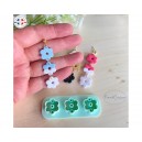 Emporte-pièce fleur à trous pour boucles d’oreilles en argile polymère – Créations multistyles