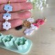 Emporte-pièce fleur à trous pour boucles d’oreilles en argile polymère – Créations multistyles