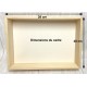 Cadre naissance personnalisé en bois – Décor chambre rose et blanc – vitrine bebe miniature
