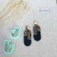 Emporte-pièce pour pâte polymère – Boucles d’oreilles Ovale Emboité - Outil pour argile polymère, 3D imprimé en France