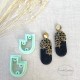 Emporte-pièce pour pâte polymère – Boucles d’oreilles Ovale Emboité - Outil pour argile polymère, 3D imprimé en France