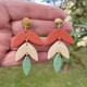 Emporte-pièce pour pâte polymère – Boucles d’oreilles Automnia - Outil pour argile polymère, 3D imprimé en France