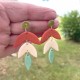Emporte-pièce pour pâte polymère – Boucles d’oreilles Automnia - Outil pour argile polymère, 3D imprimé en France