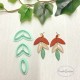 Emporte-pièce pour pâte polymère – Boucles d’oreilles Automnia - Outil pour argile polymère, 3D imprimé en France