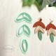 Emporte-pièce pour pâte polymère – Boucles d’oreilles Automnia - Outil pour argile polymère, 3D imprimé en France