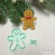 Emporte-pièce bonhomme biscuit pain d'épice de Noël, Création artisanale pour argile polymère, Christmas Clay cutter