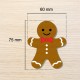 Emporte-pièce bonhomme biscuit pain d'épice de Noël, Création artisanale pour argile polymère, Christmas Clay cutter