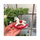 Emporte-pièce cheval à bascule – Création de décorations de Noël en argile polymère - Christmas Clay cutter