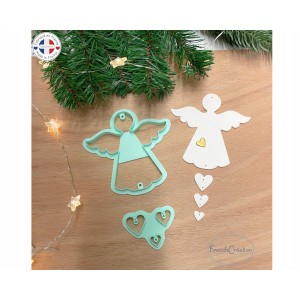 emporte pièce père Noël pour argile polymère, Christmas Clay cutter, Coupeur d'argile