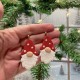 Emporte-pièces gnome de Noël – Set 3 pièces pour boucles d’oreilles en argile polymère