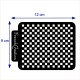 Pochoir feuille de texture pour argile polymère motif damier - carreaux -  en PVC