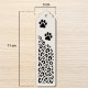 Emporte-pièce marque-page léopard avec patte - outil pour argile polymère, pâte Fimo, création DIY, pochoir vendu séparément