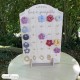 Présentoir à pampilles en bois avec 30 crochets dorés - Support amovible imprimé en 3D - Bar à pampilles boucles ou créoles